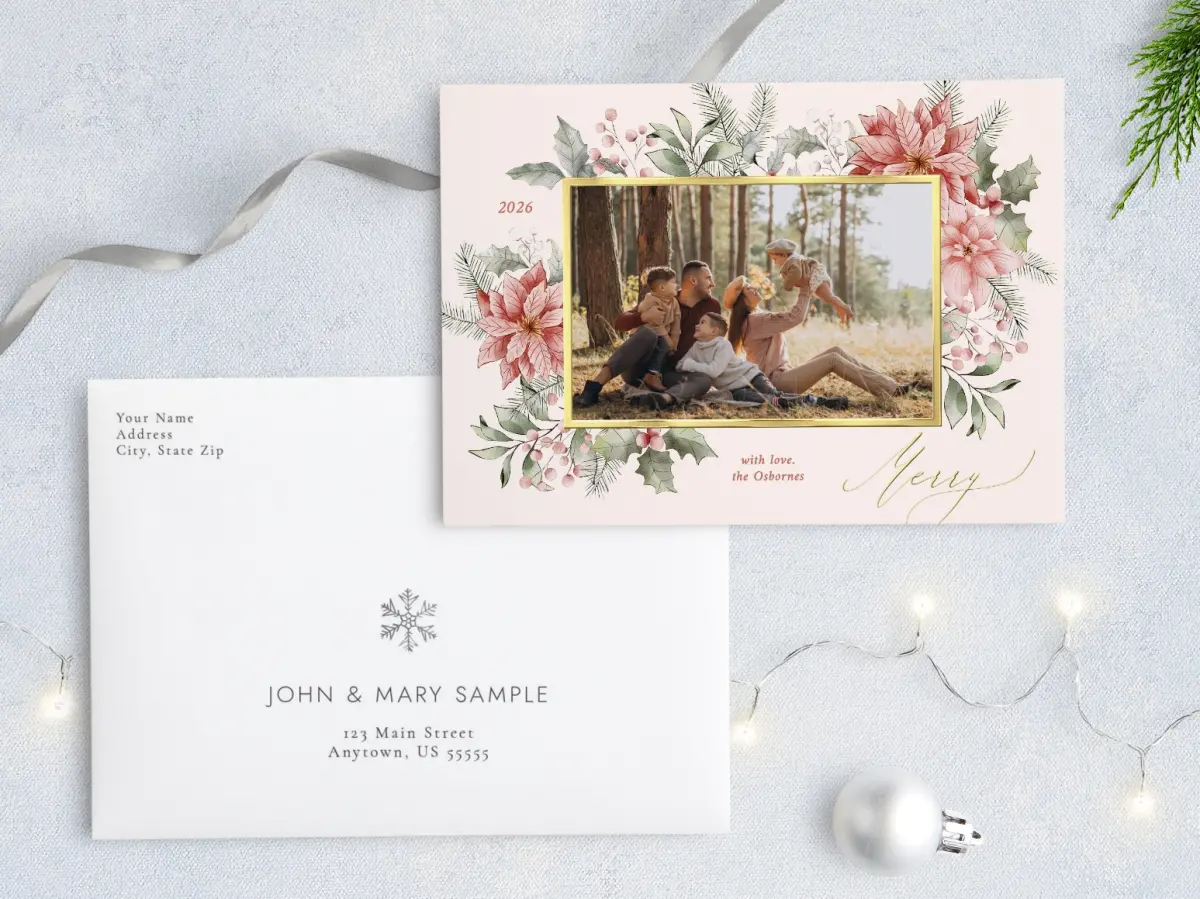 Front with Envelope Design