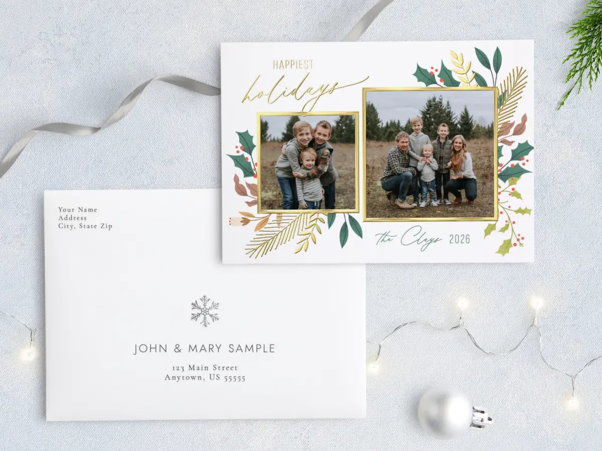 Front with Envelope Design