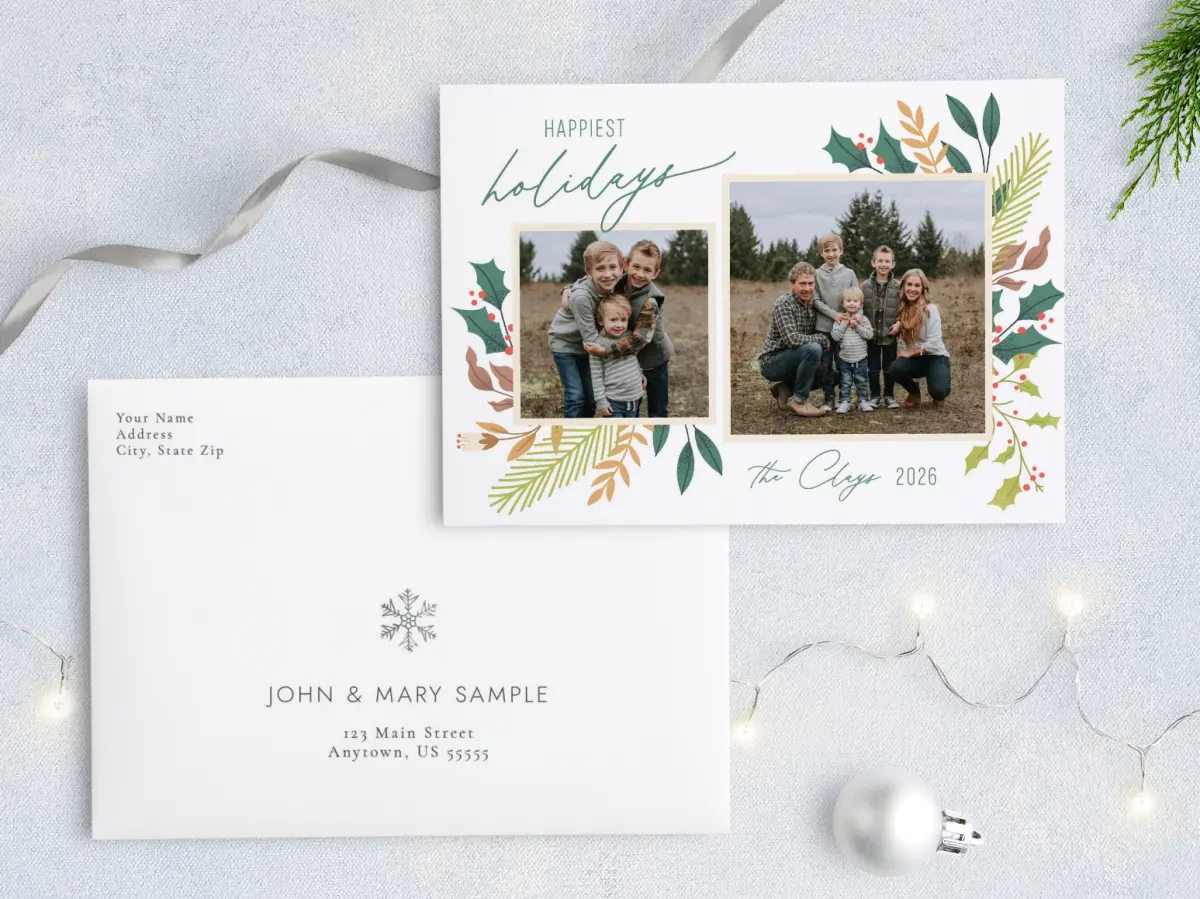 Front with Envelope Design