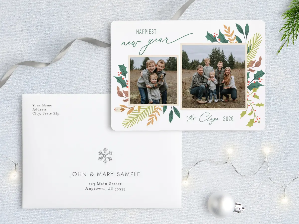 Front with Envelope Design