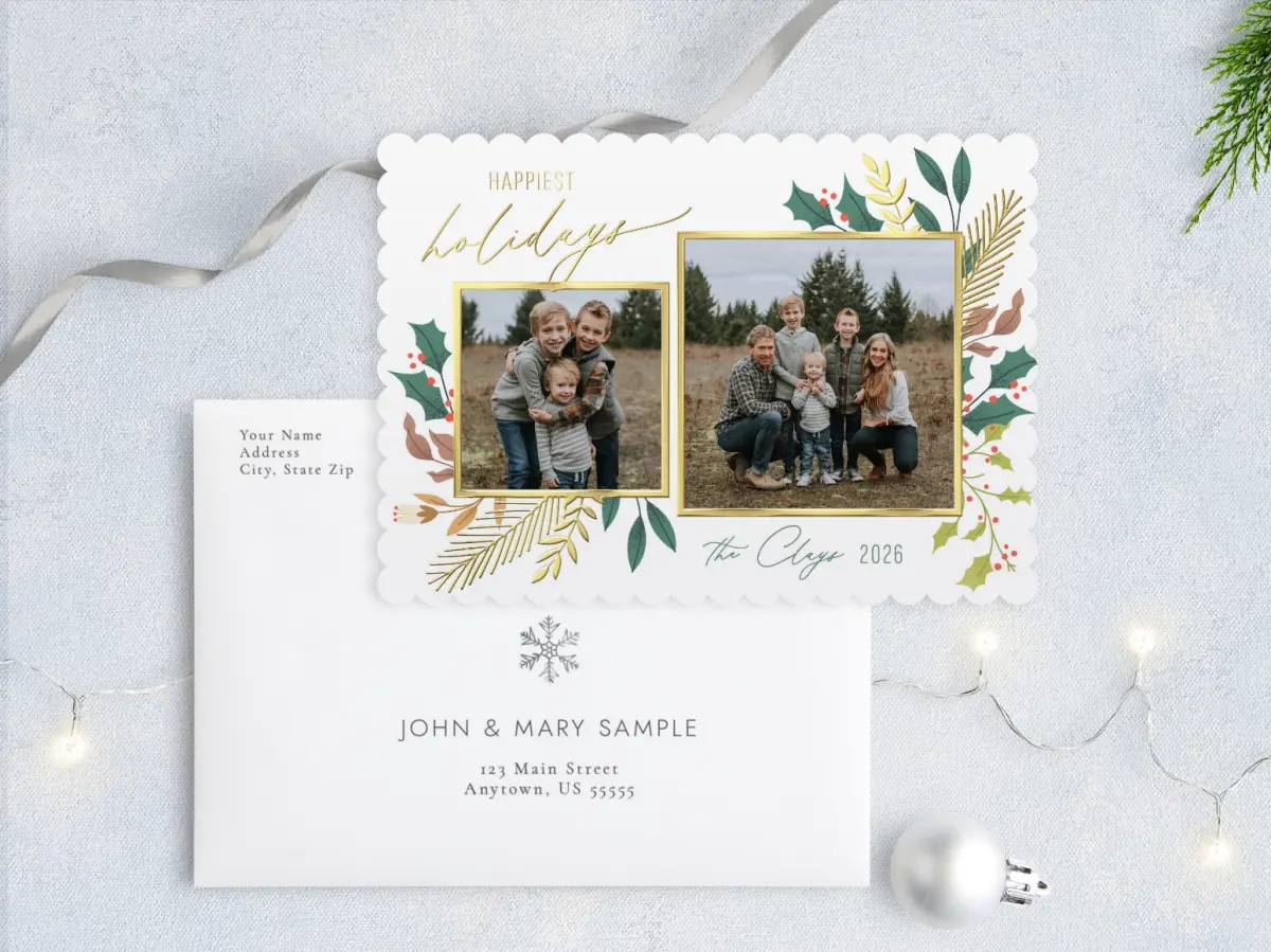Front with Envelope Design