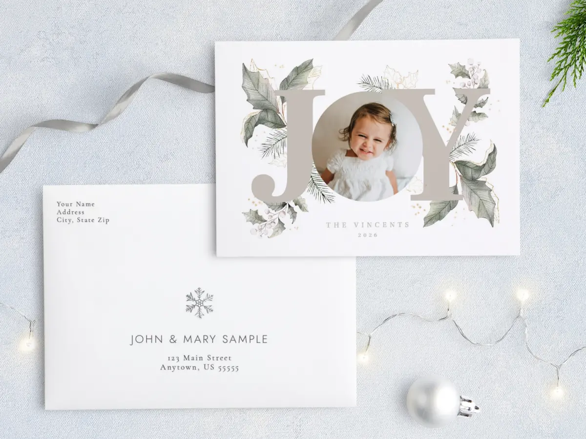 Front with Envelope Design