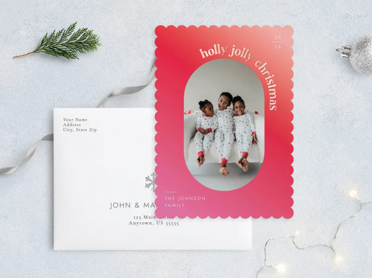 Front with Envelope Design