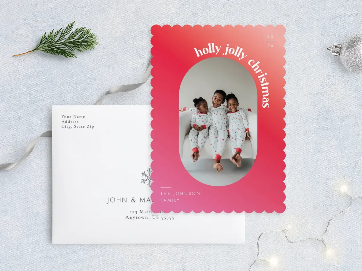 Front with Envelope Design