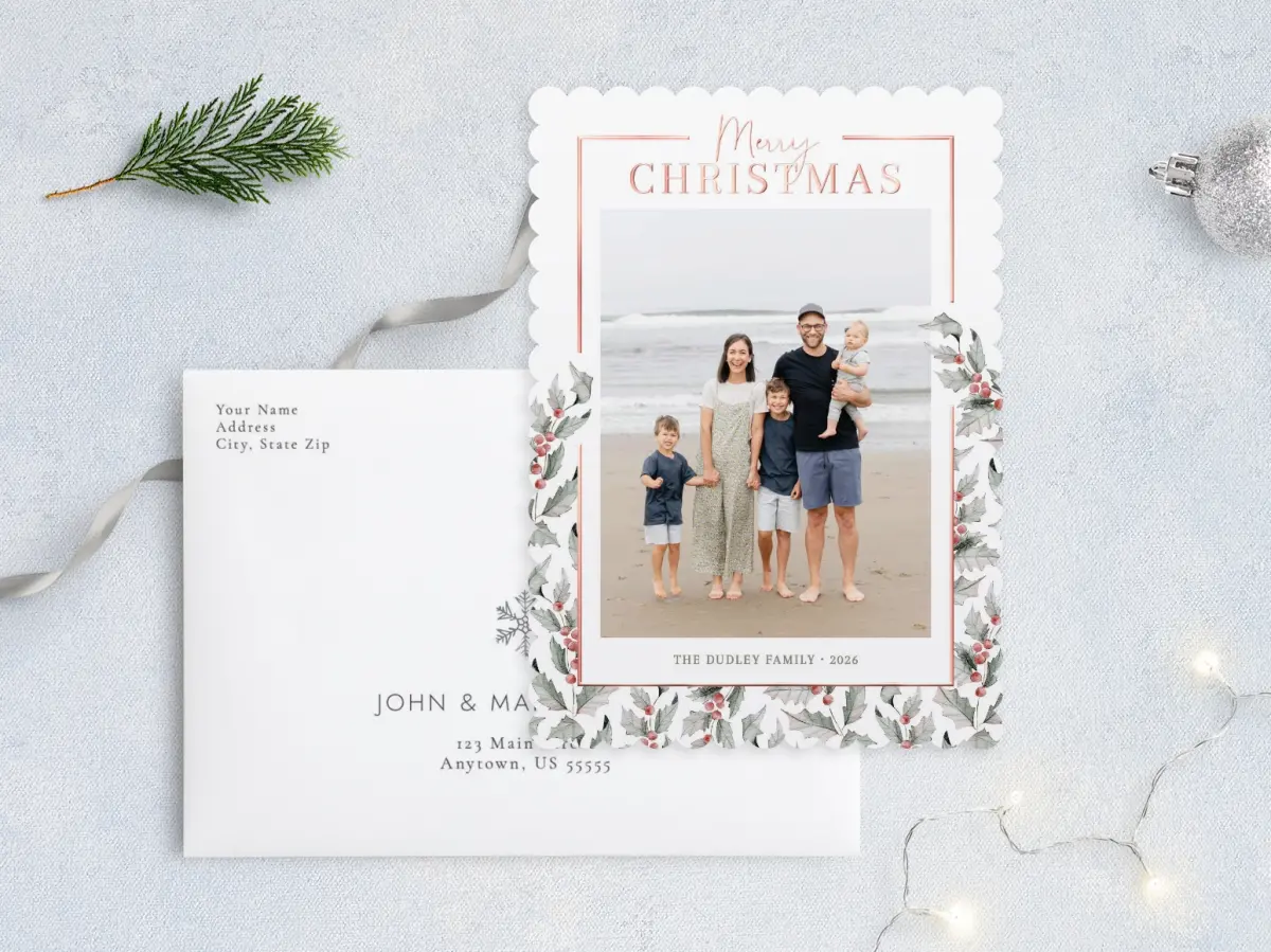 Front with Envelope Design