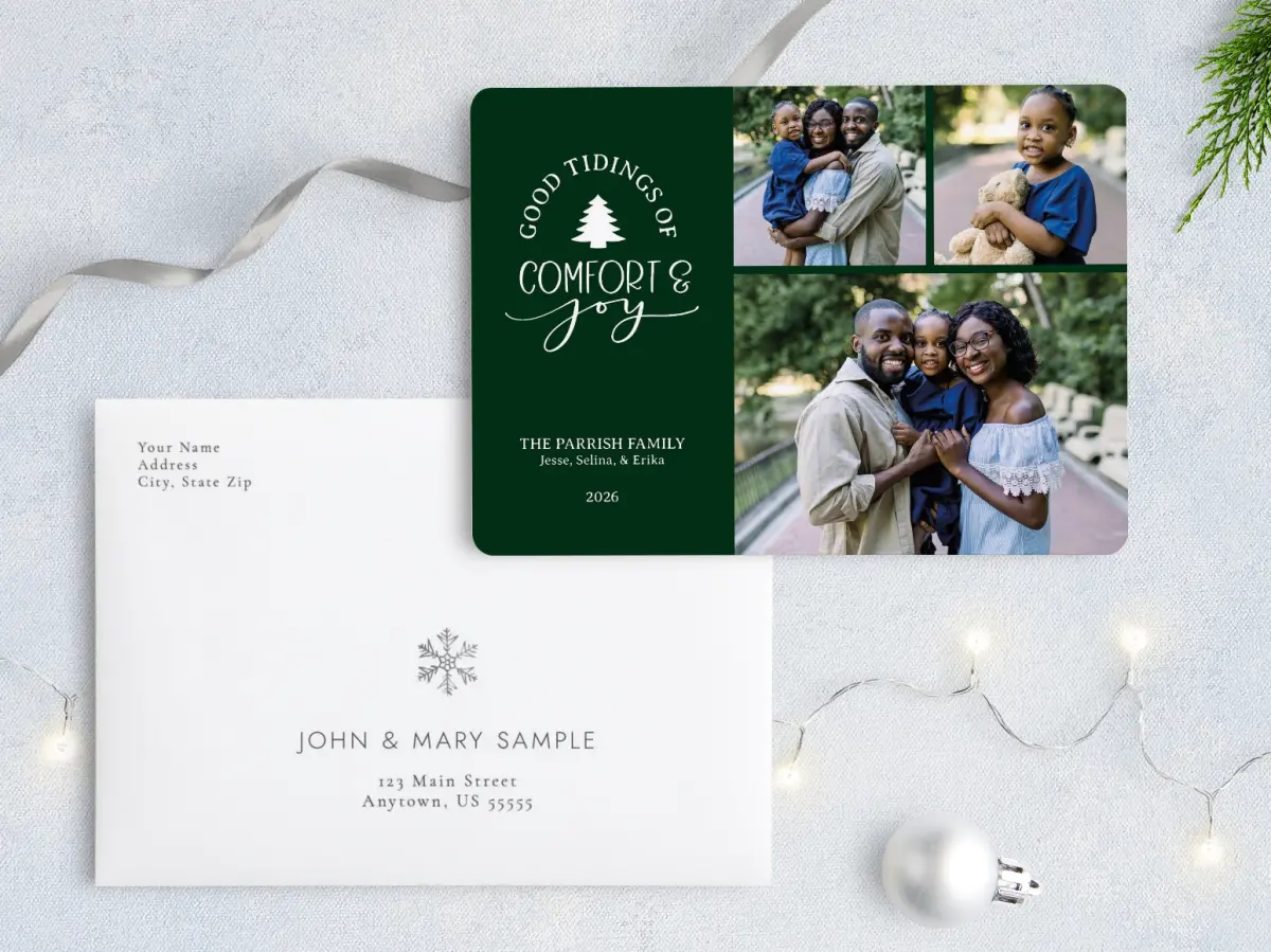 Front with Envelope Design