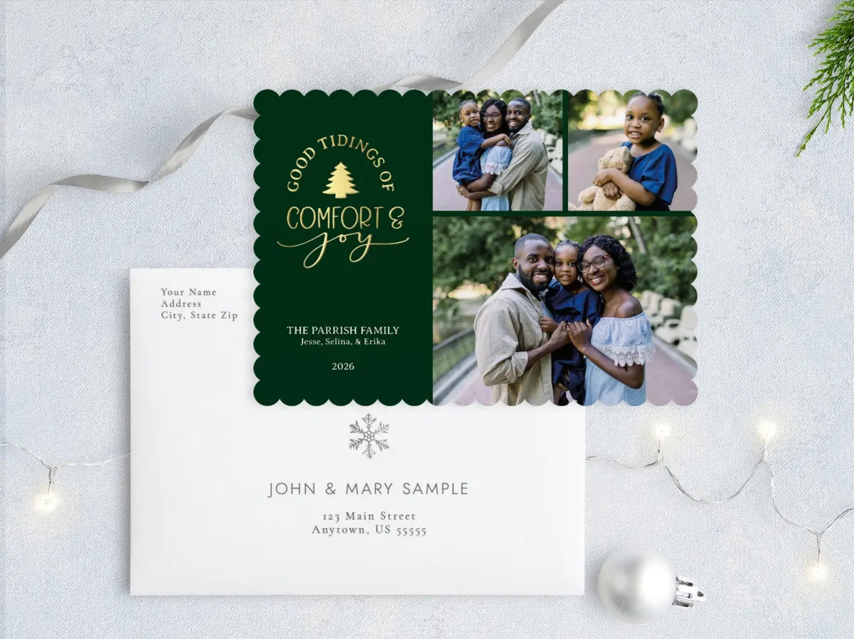 Front with Envelope Design