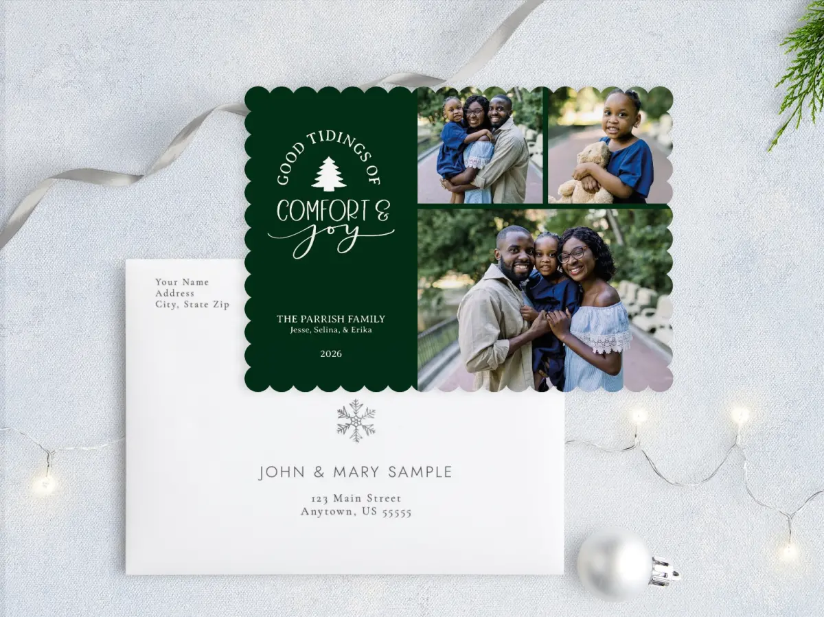 Front with Envelope Design