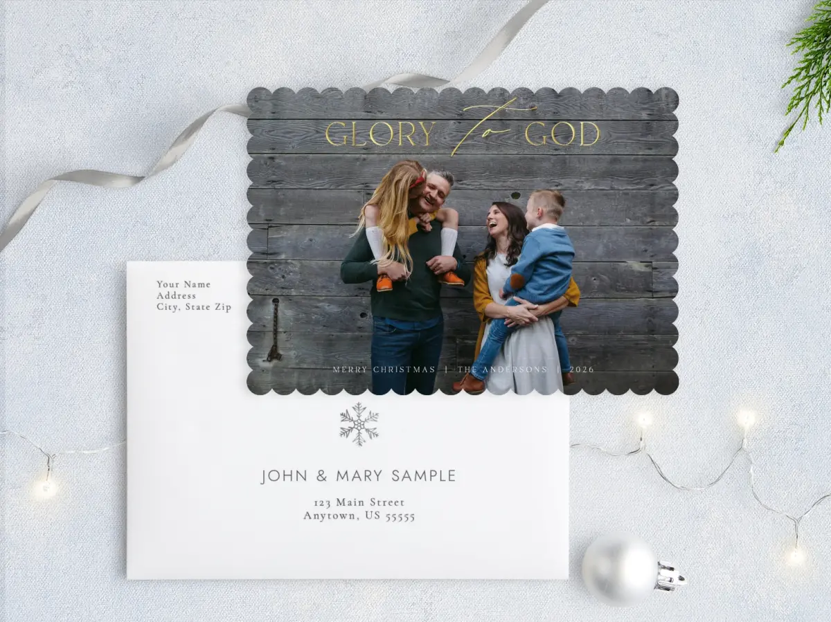 Front with Envelope Design