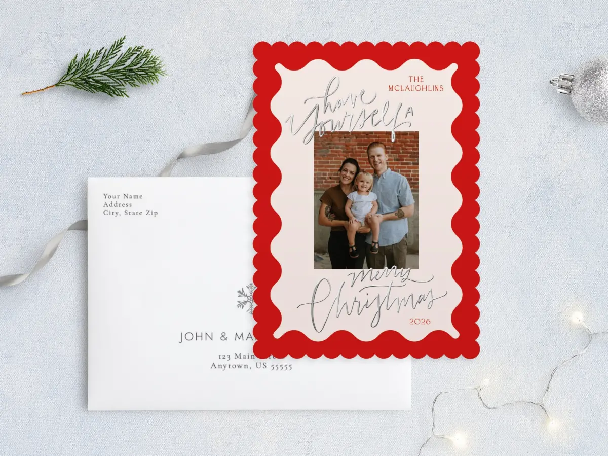 Front with Envelope Design