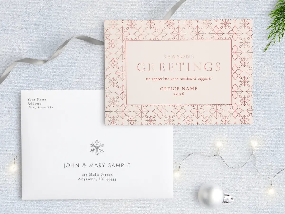 Front with Envelope Design