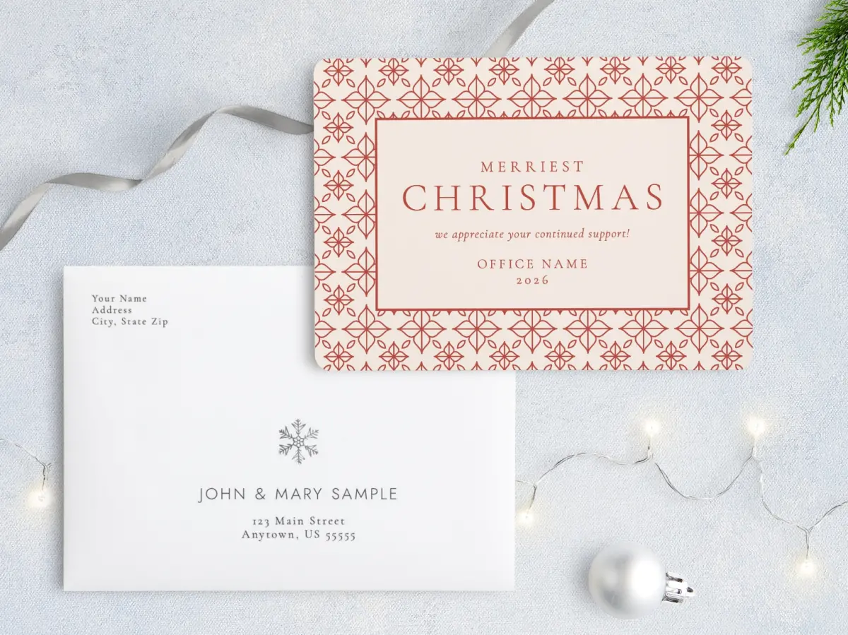Front with Envelope Design