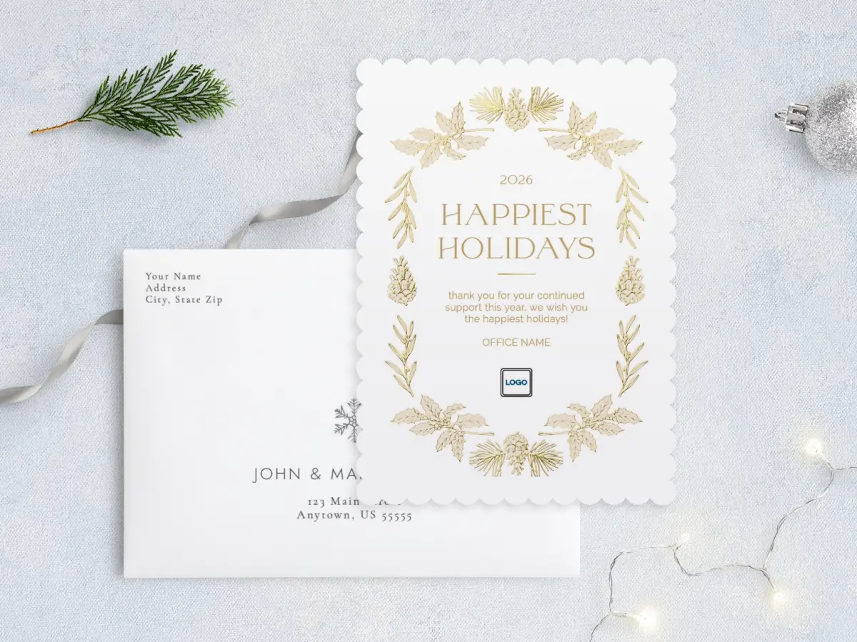 Front with Envelope Design