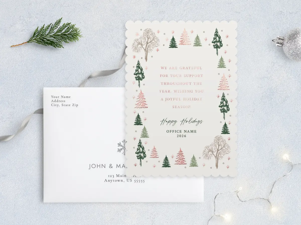 Front with Envelope Design