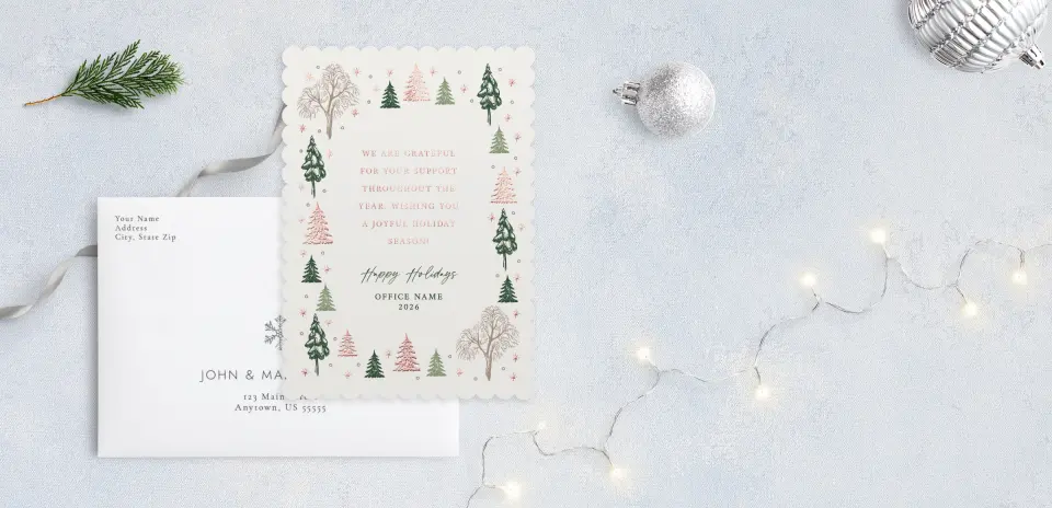 Front with Envelope Design