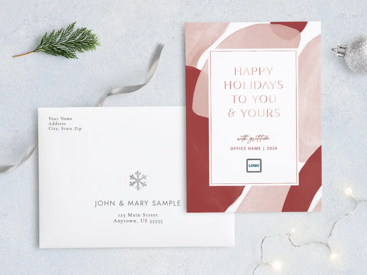 Front with Envelope Design
