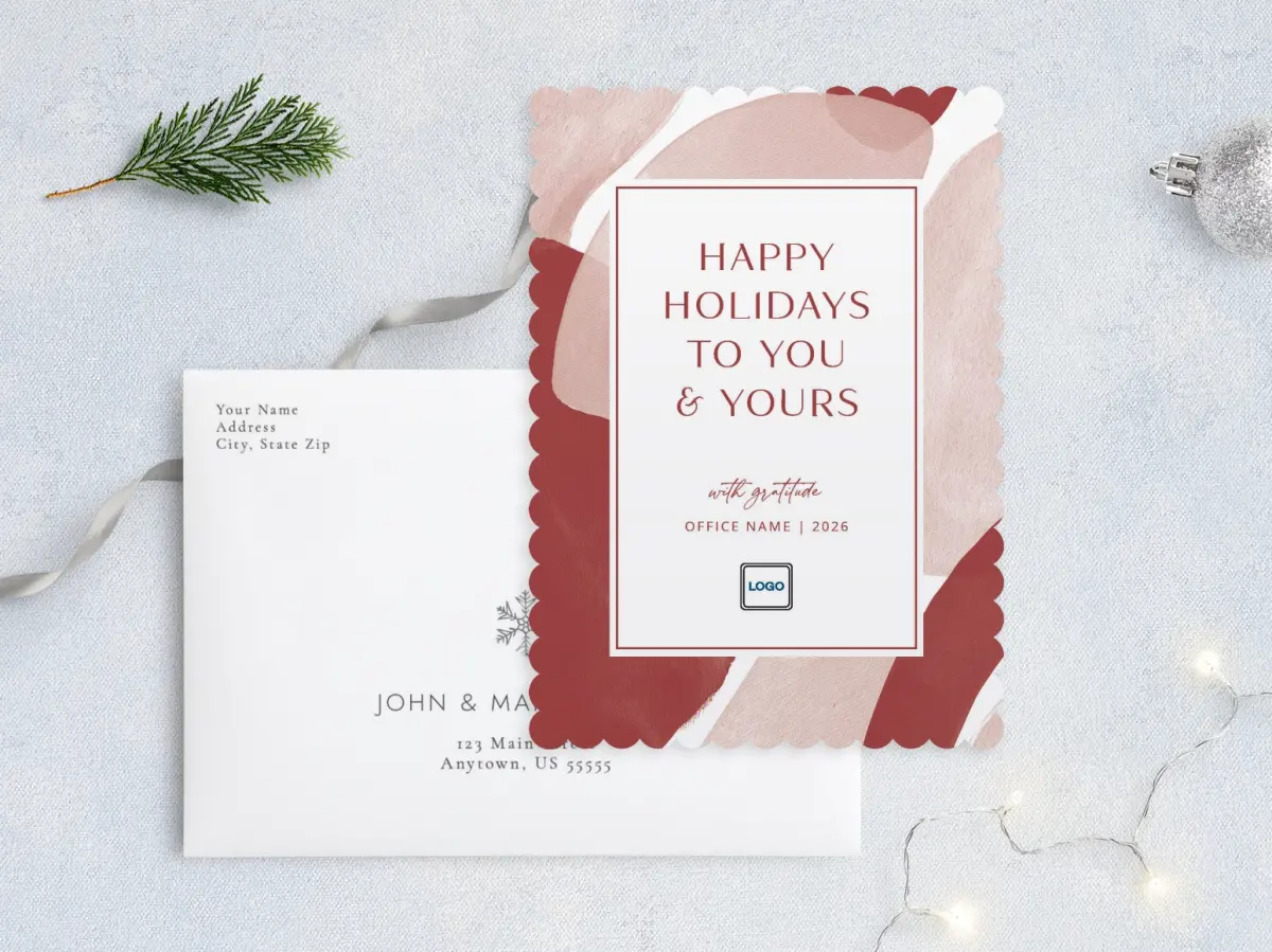 Front with Envelope Design
