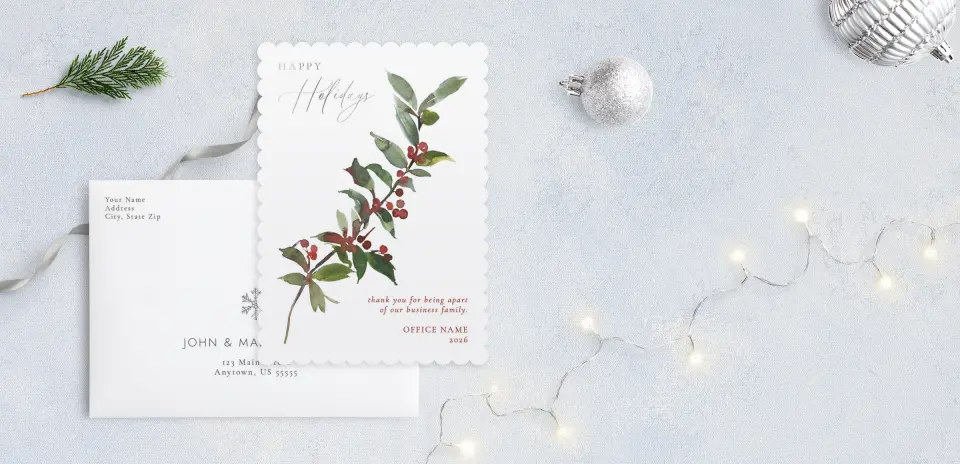 Front with Envelope Design