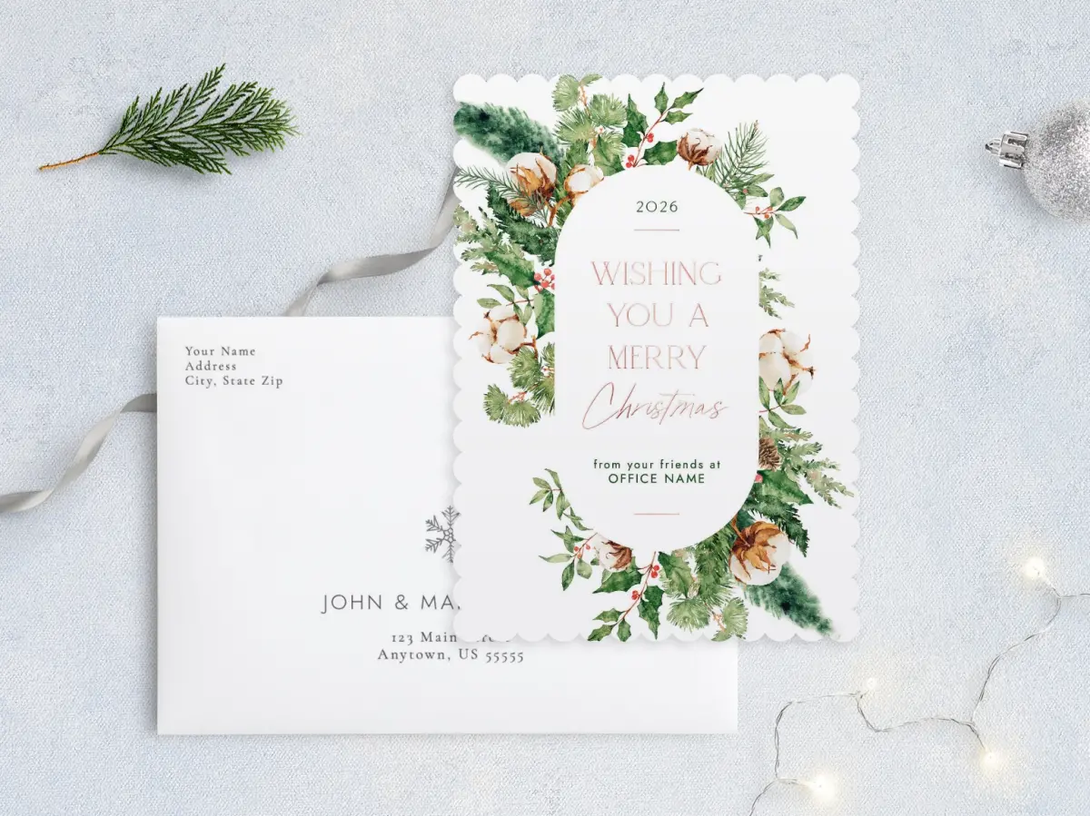 Front with Envelope Design