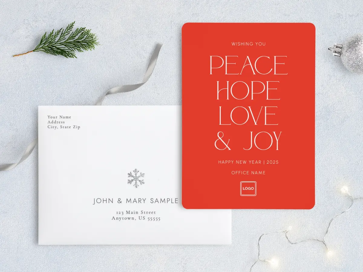 Front with Envelope Design