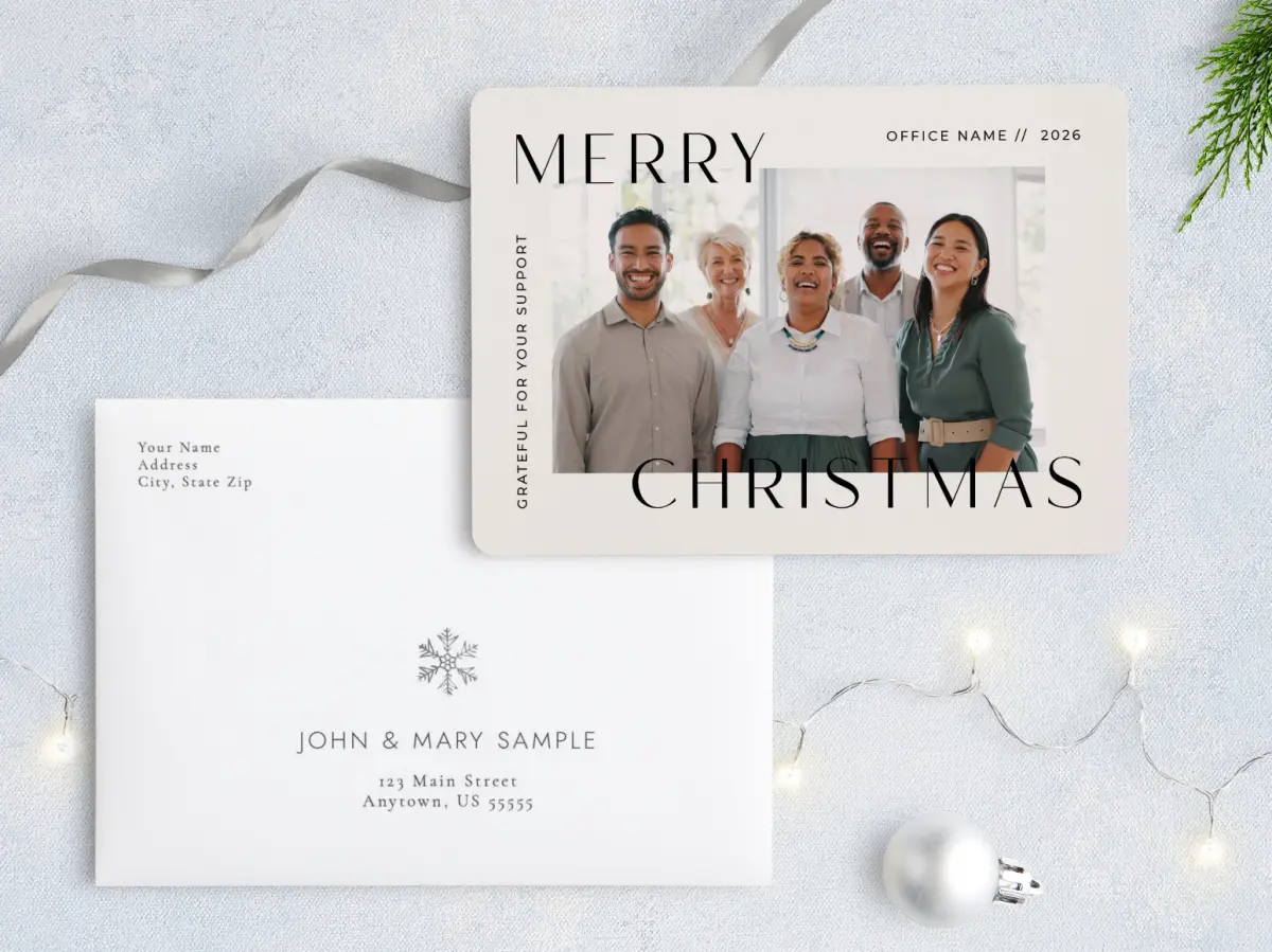 Front with Envelope Design