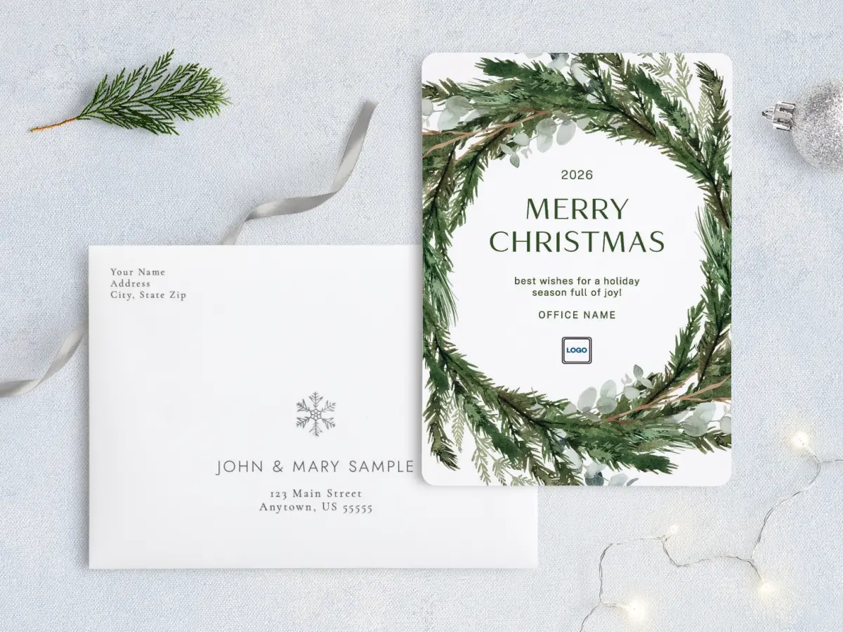 Front with Envelope Design