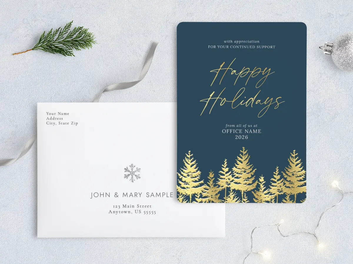 Front with Envelope Design