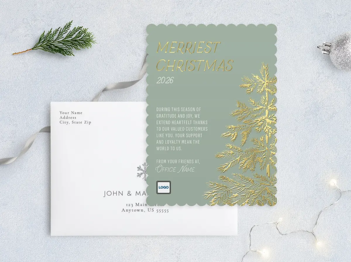 Front with Envelope Design