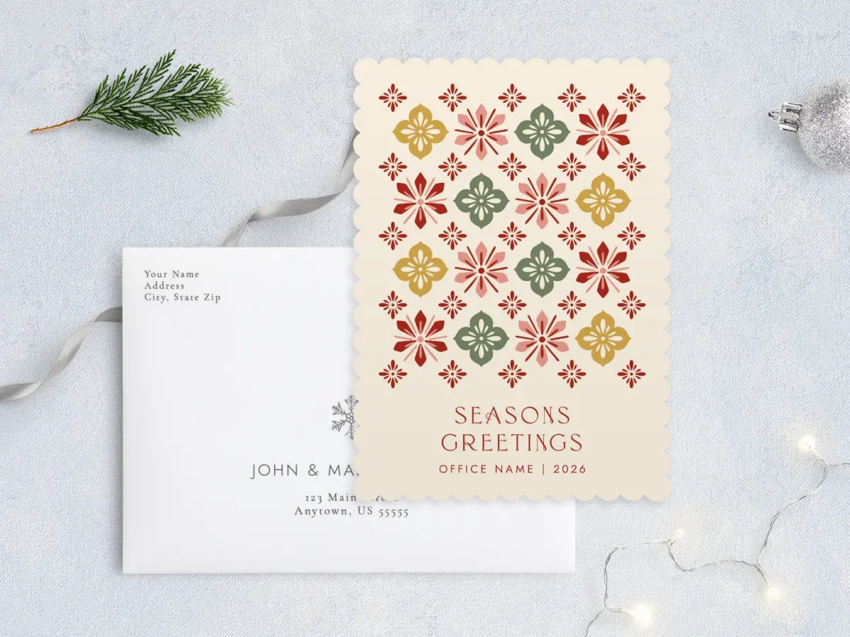 Front with Envelope Design