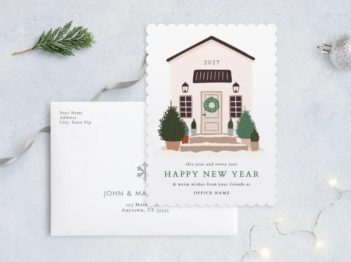 Front with Envelope Design
