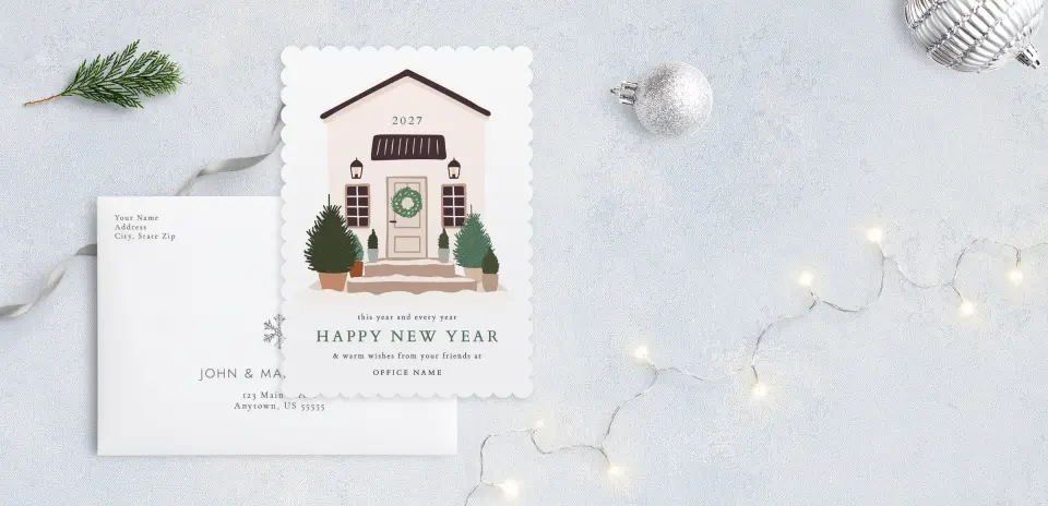 Front with Envelope Design