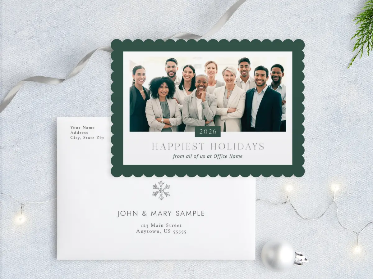 Front with Envelope Design