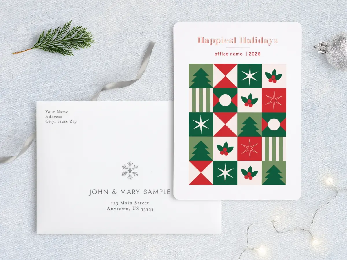 Front with Envelope Design