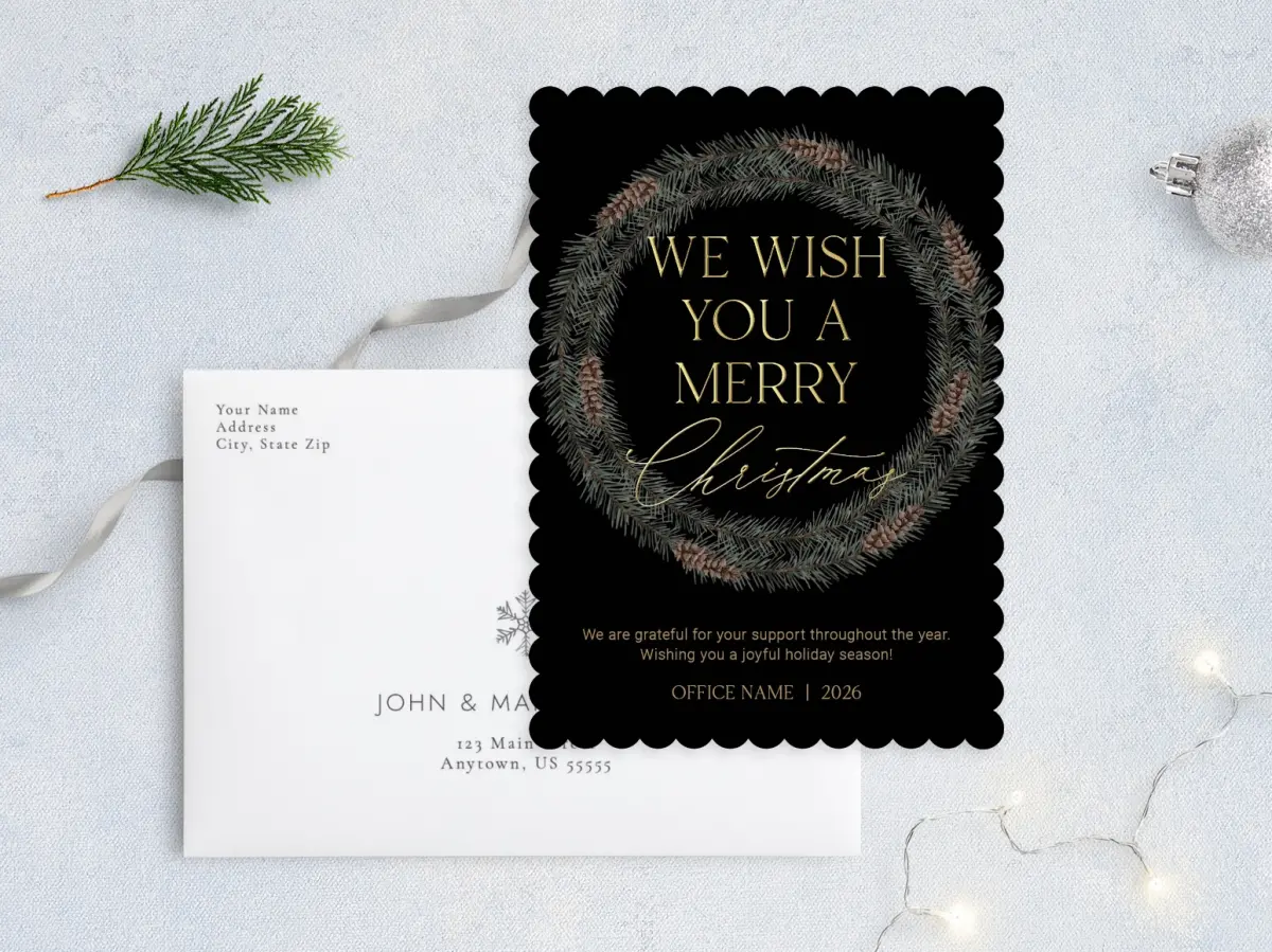 Front with Envelope Design