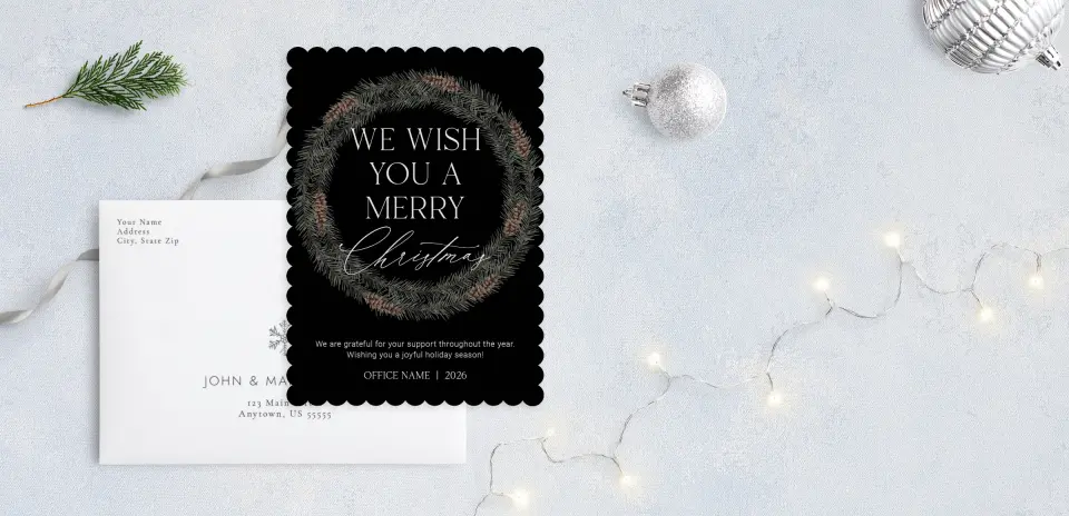 Front with Envelope Design