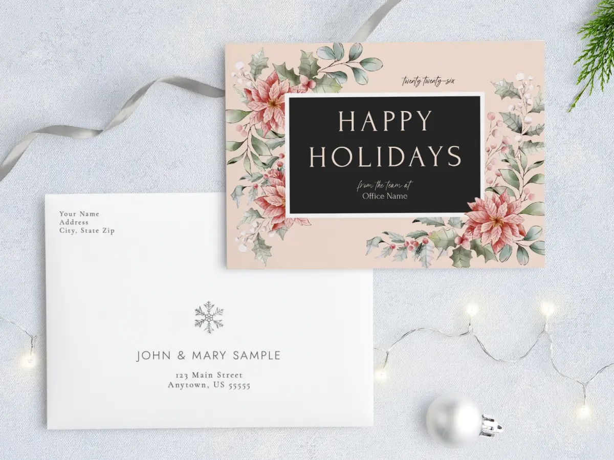Front with Envelope Design