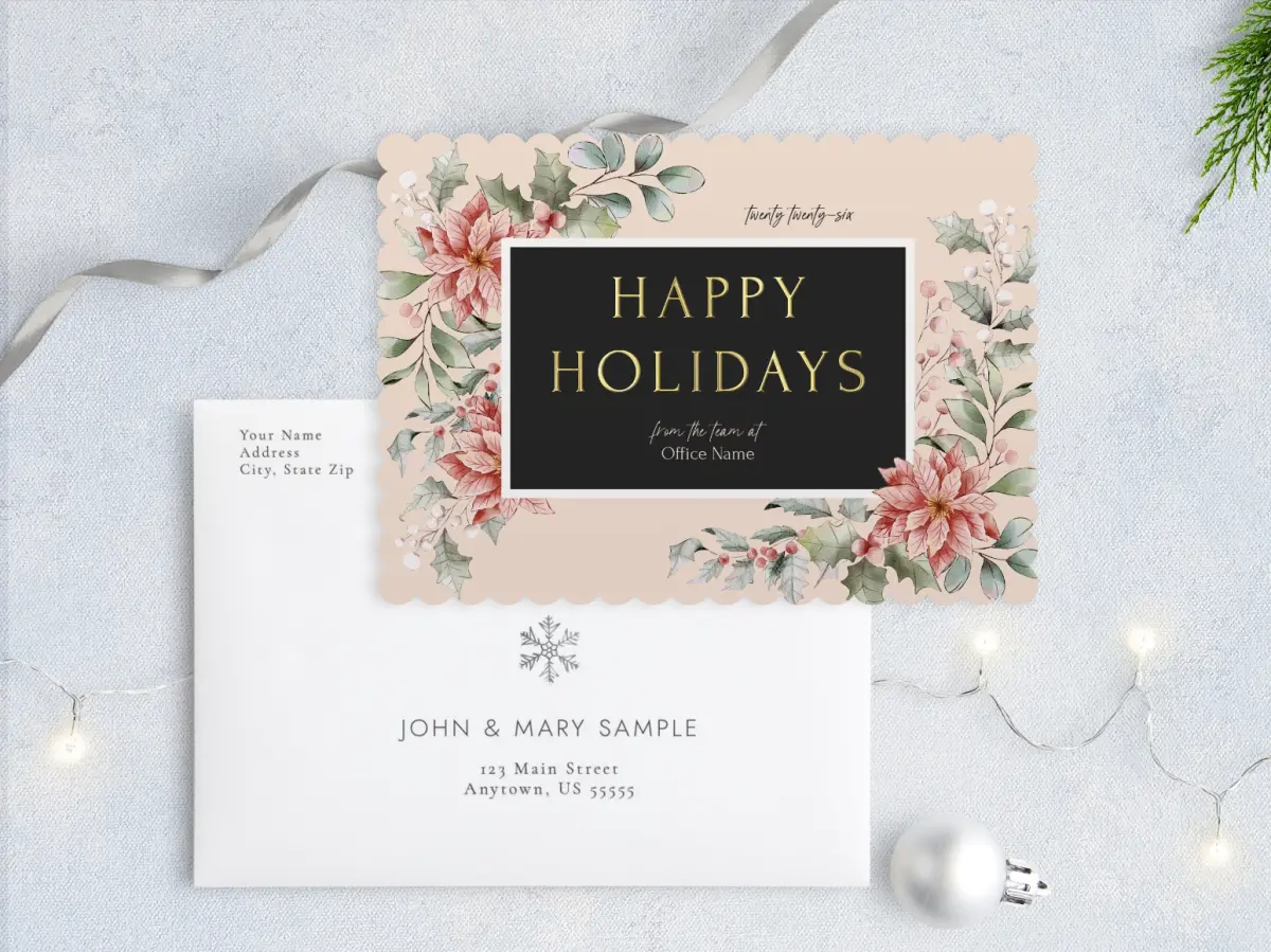 Front with Envelope Design