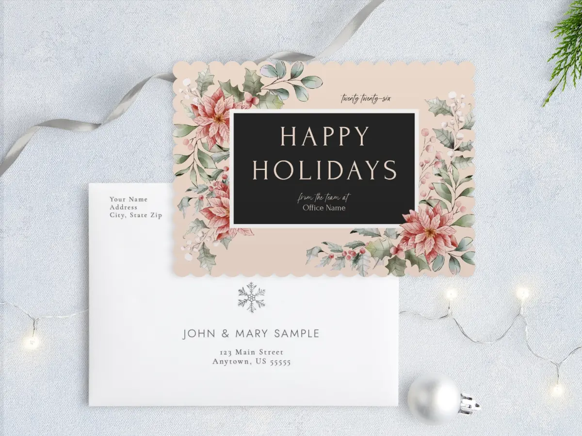 Front with Envelope Design