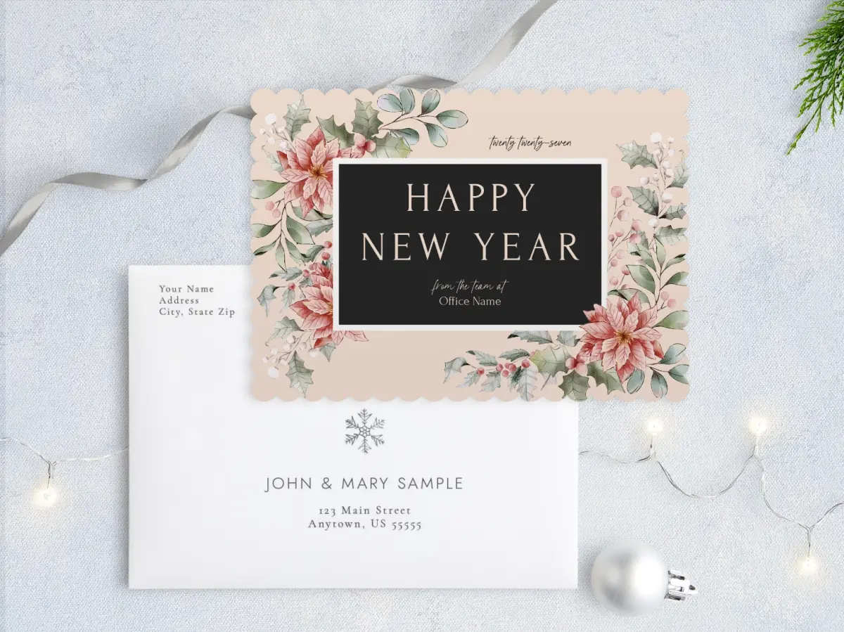 Front with Envelope Design