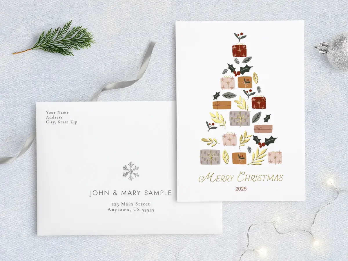 Front with Envelope Design
