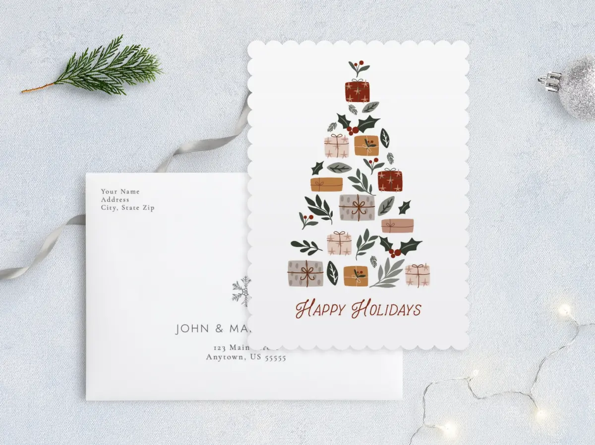 Front with Envelope Design