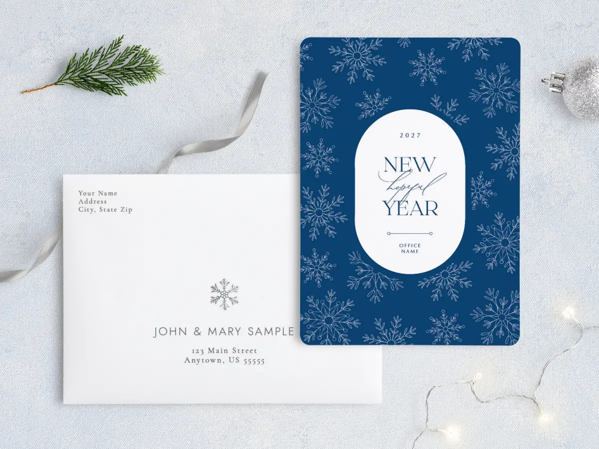 Front with Envelope Design