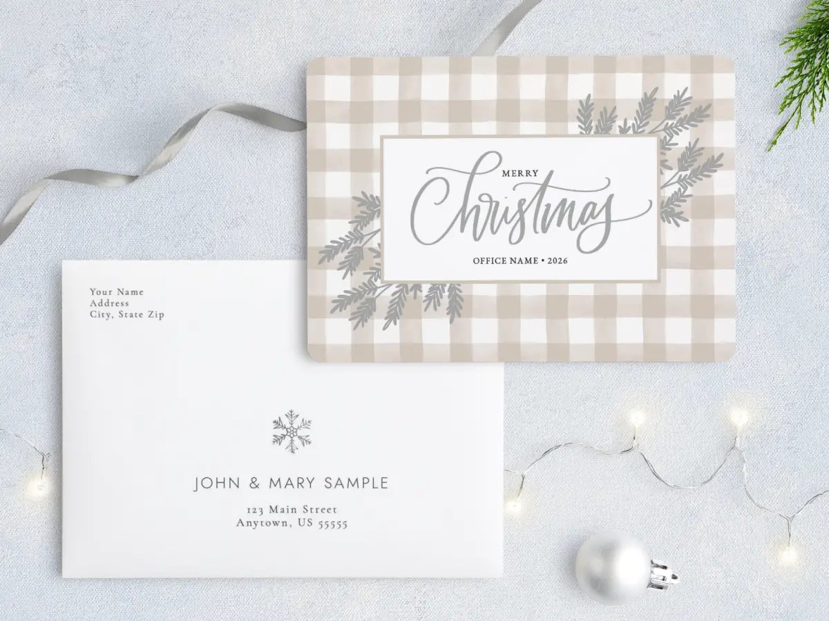 Front with Envelope Design