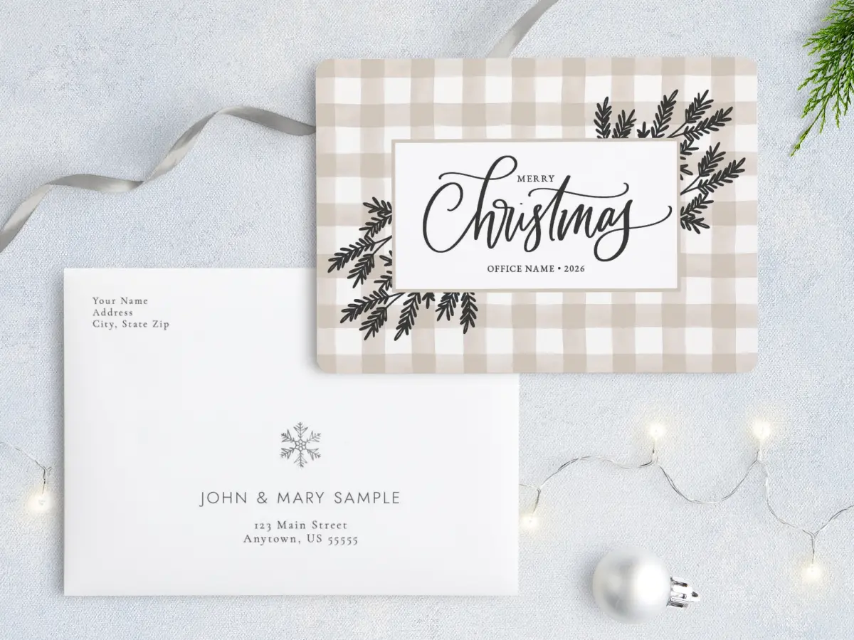 Front with Envelope Design