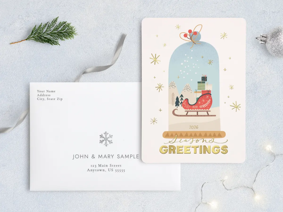 Front with Envelope Design
