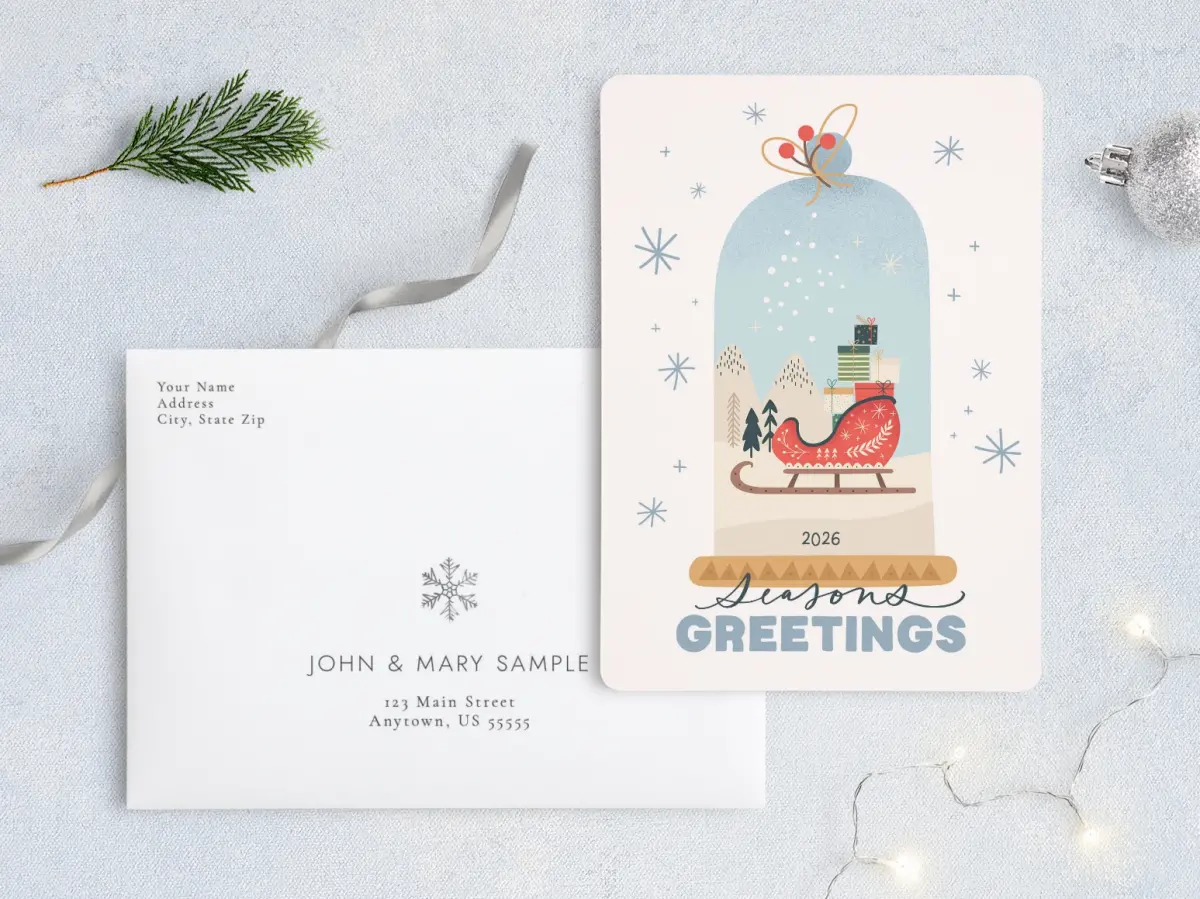 Front with Envelope Design