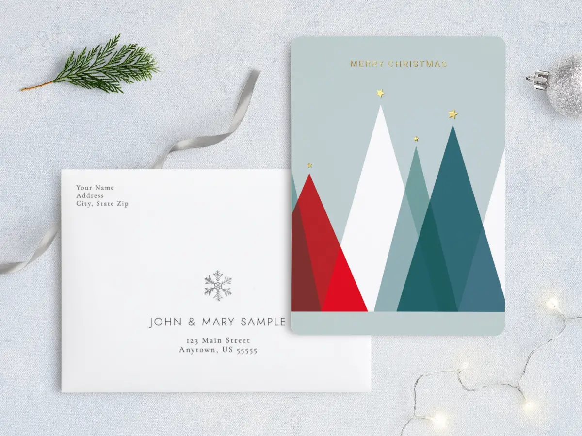 Front with Envelope Design