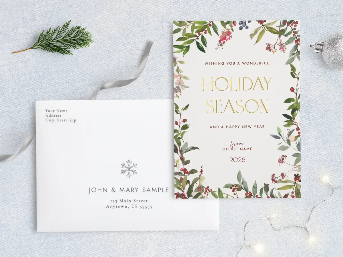 Front with Envelope Design