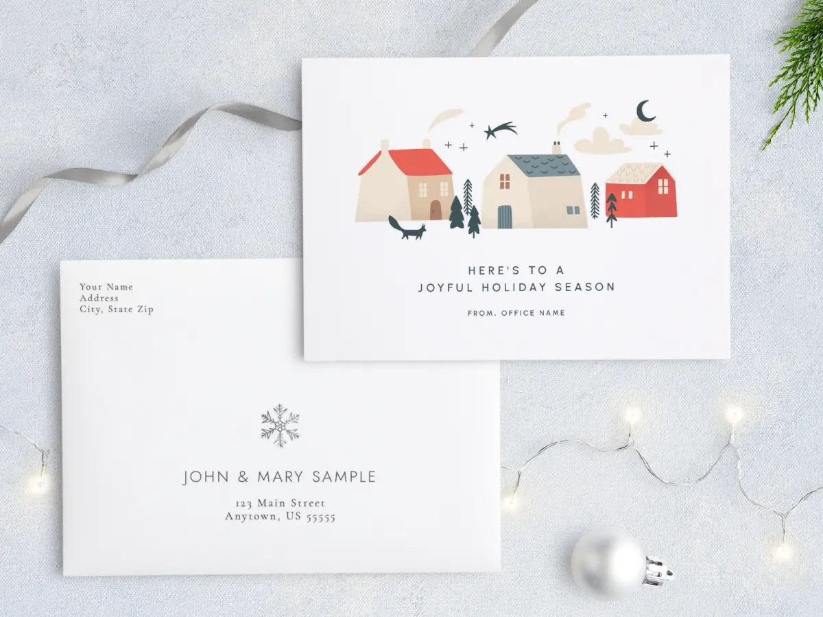 Front with Envelope Design