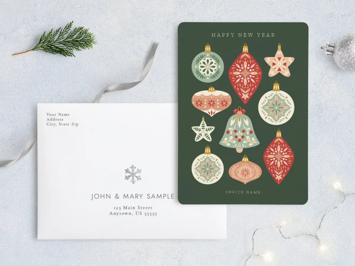 Front with Envelope Design